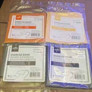 medline Exercise Bands Set of 5
